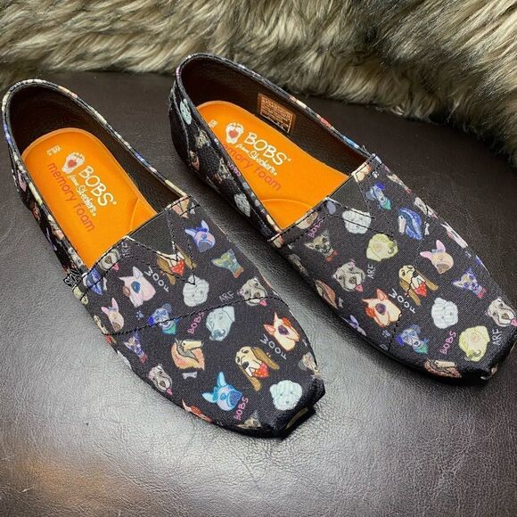 Bobs By Skechers Women Size 6.5/36.5EU Black Flat - Picture 3 of 11